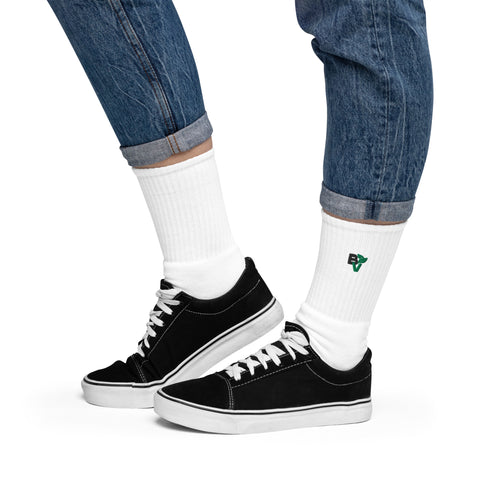 Embroidered High Socks