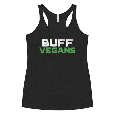 Women's "Buff Vegans" Racerback Tank