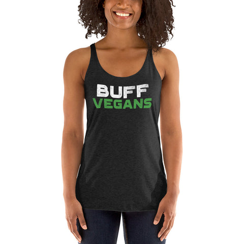 Women's "Buff Vegans" Racerback Tank