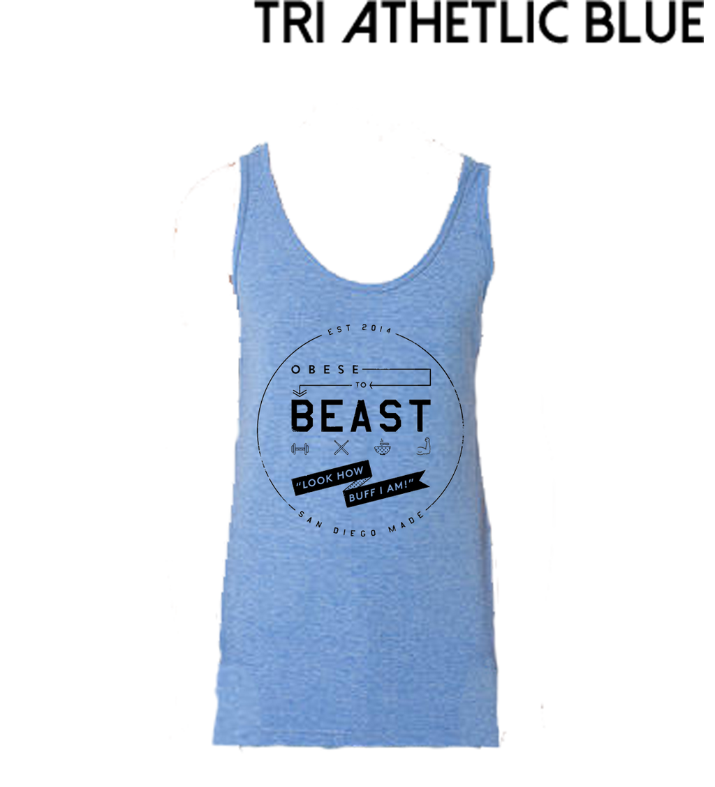 O2B Black Crest Tank