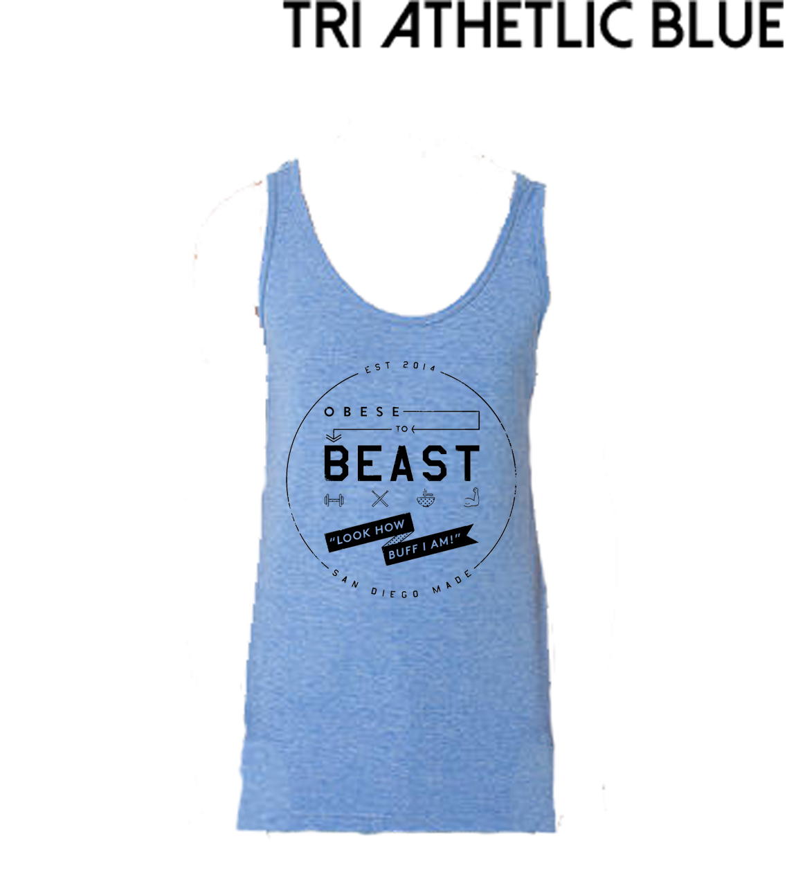 O2B Black Crest Tank