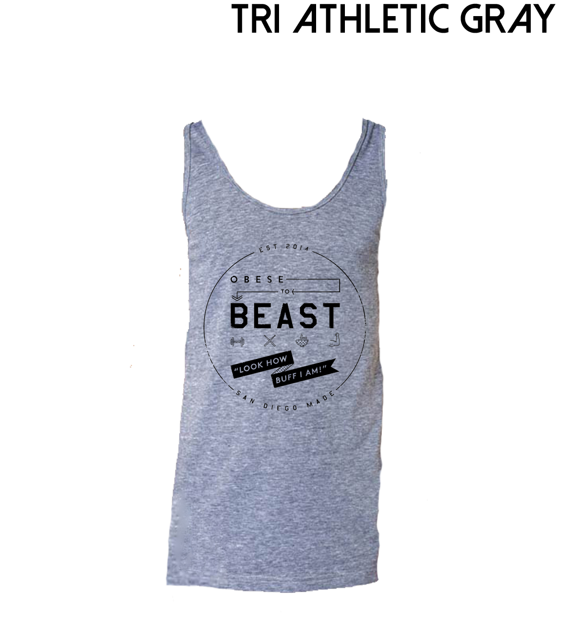 O2B Black Crest Tank