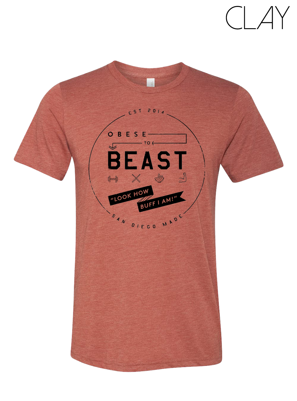 O2B Black Crest T-Shirt