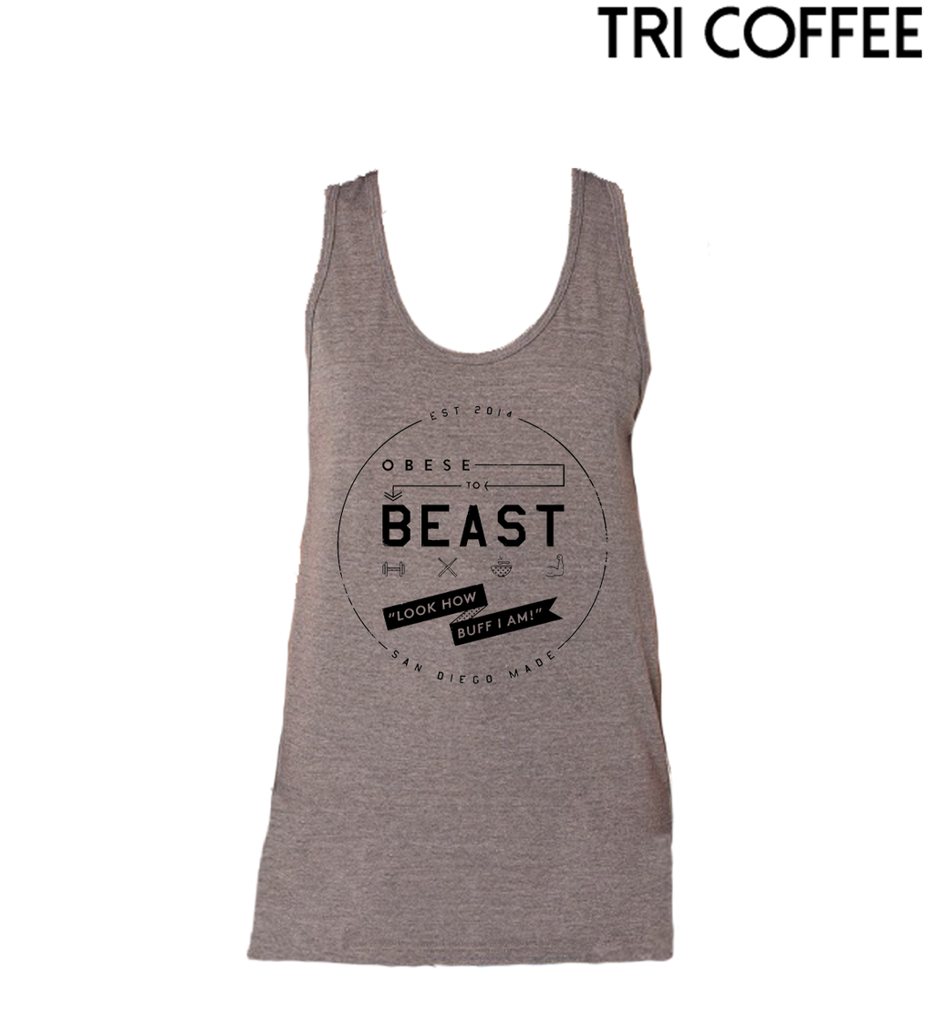 O2B Black Crest Tank