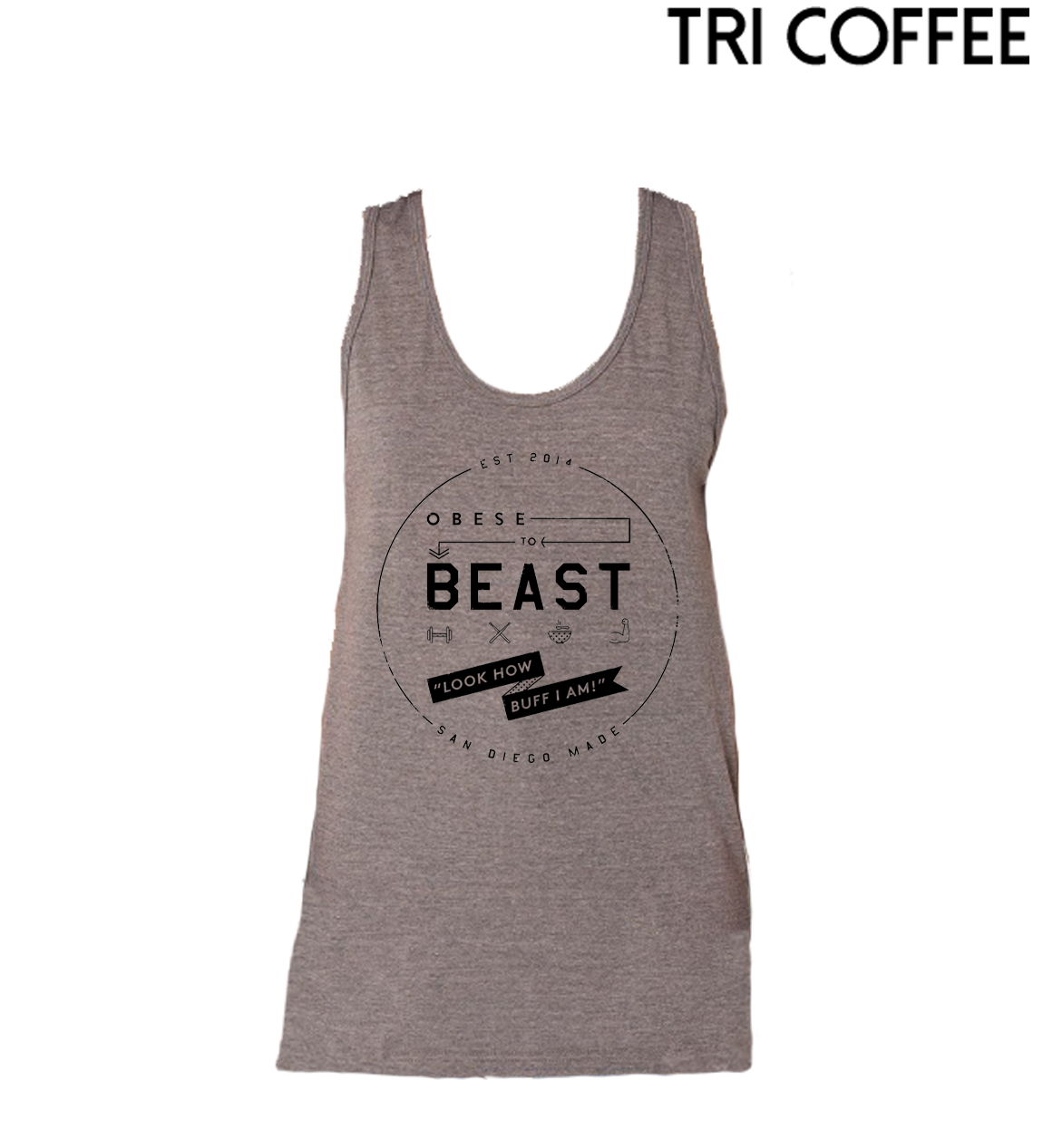 O2B Black Crest Tank