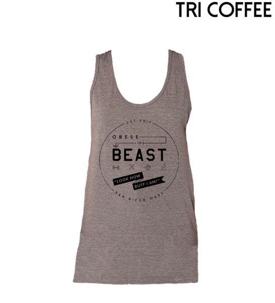 O2B Black Crest Tank