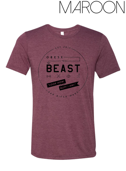 O2B Black Crest T-Shirt