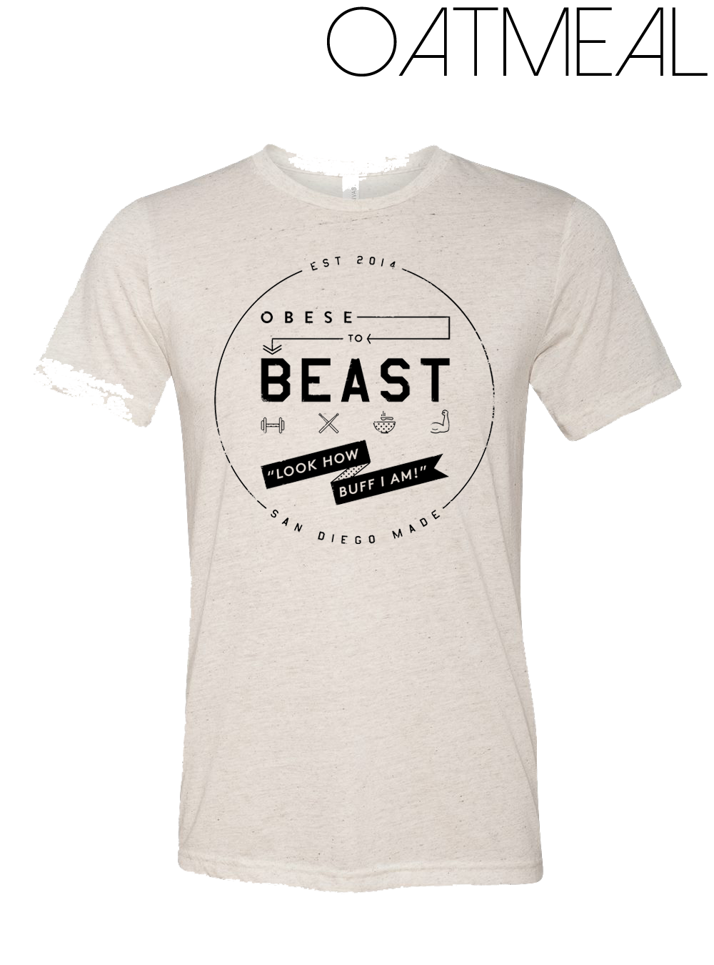 O2B Black Crest T-Shirt