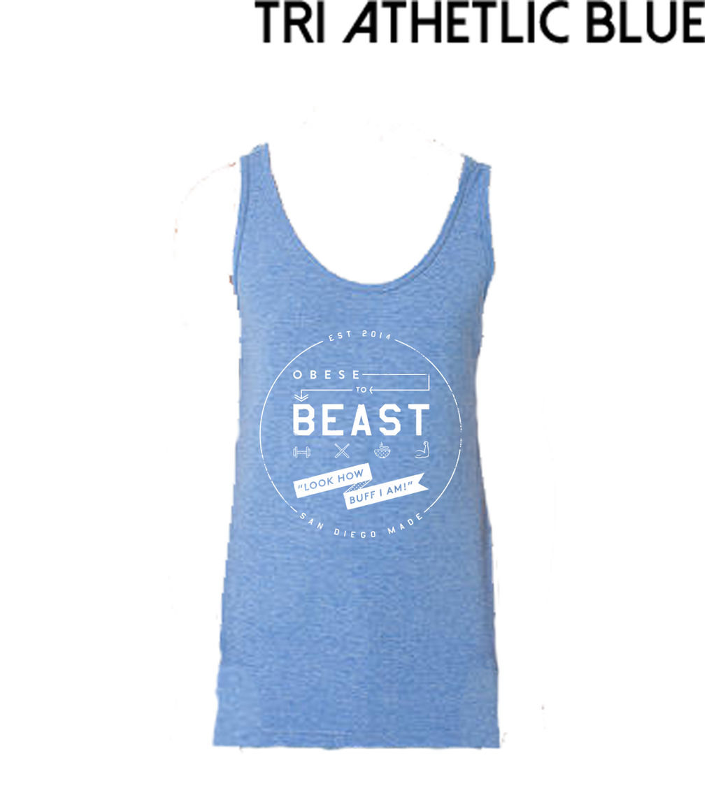 O2B White Crest Tank