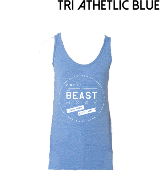 O2B White Crest Tank