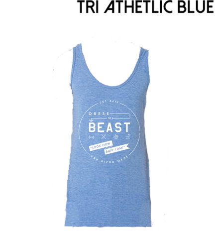 O2B White Crest Tank