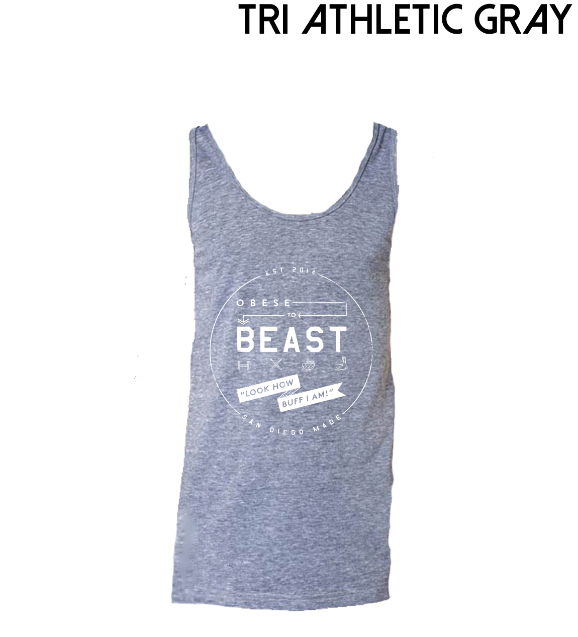 O2B White Crest Tank