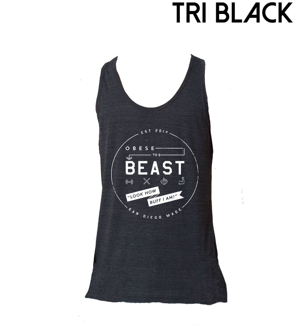O2B White Crest Tank