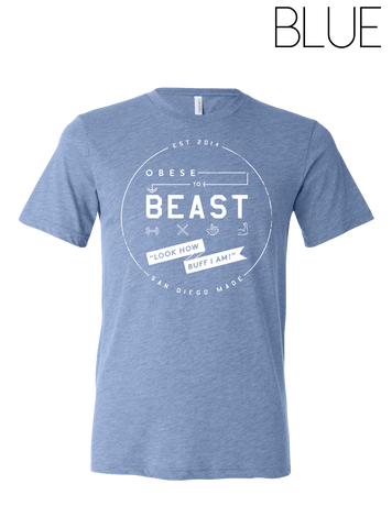 O2B White Crest T-Shirt