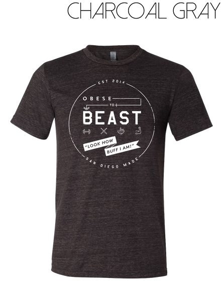 O2B White Crest T-Shirt