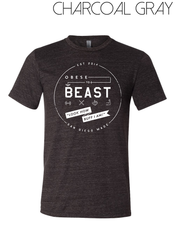 O2B White Crest T-Shirt