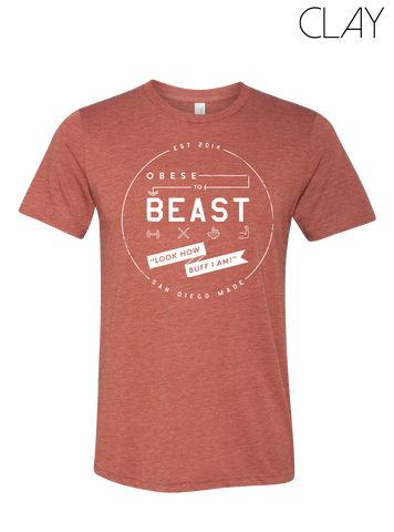 O2B White Crest T-Shirt