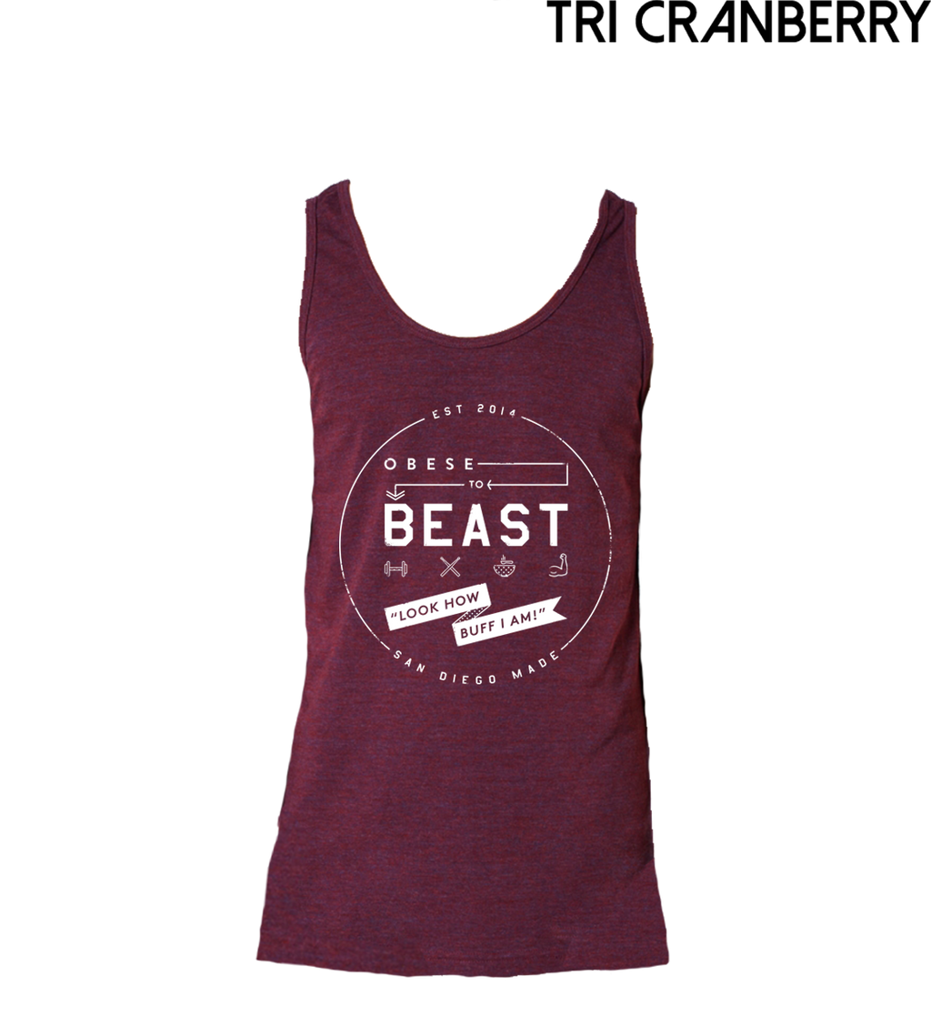 O2B White Crest Tank