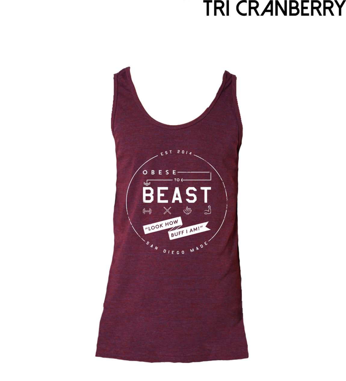 O2B White Crest Tank