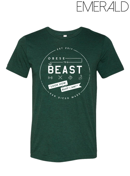 O2B White Crest T-Shirt