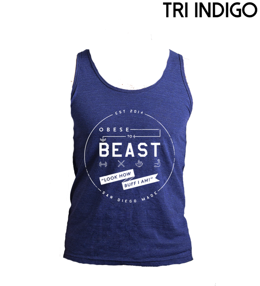 O2B White Crest Tank