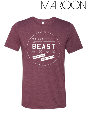 O2B White Crest T-Shirt