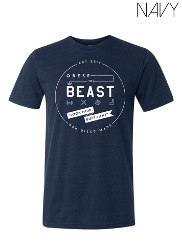 O2B White Crest T-Shirt