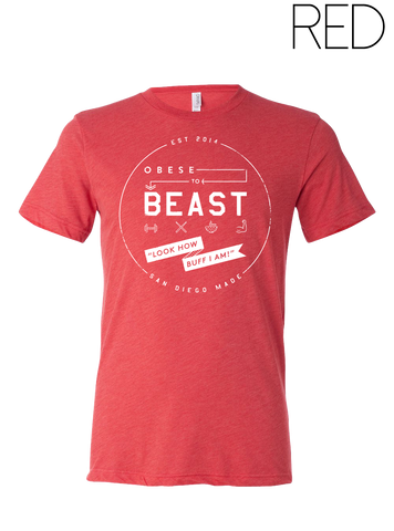 O2B White Crest T-Shirt