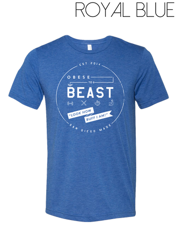 O2B White Crest T-Shirt