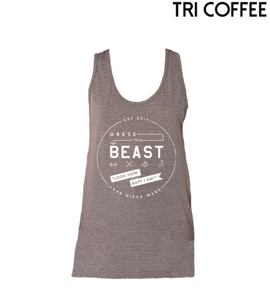 O2B White Crest Tank