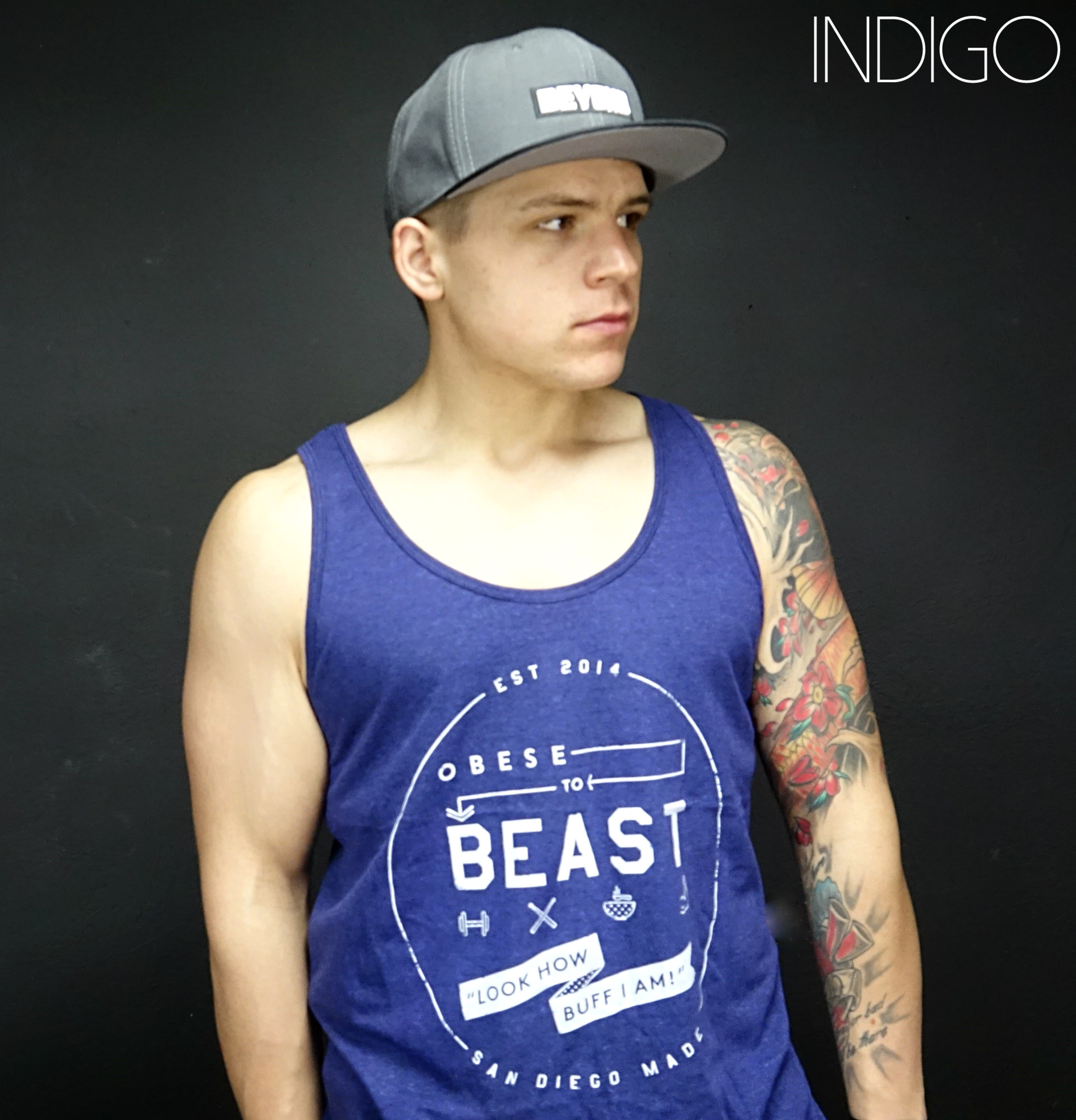 O2B White Crest Tank