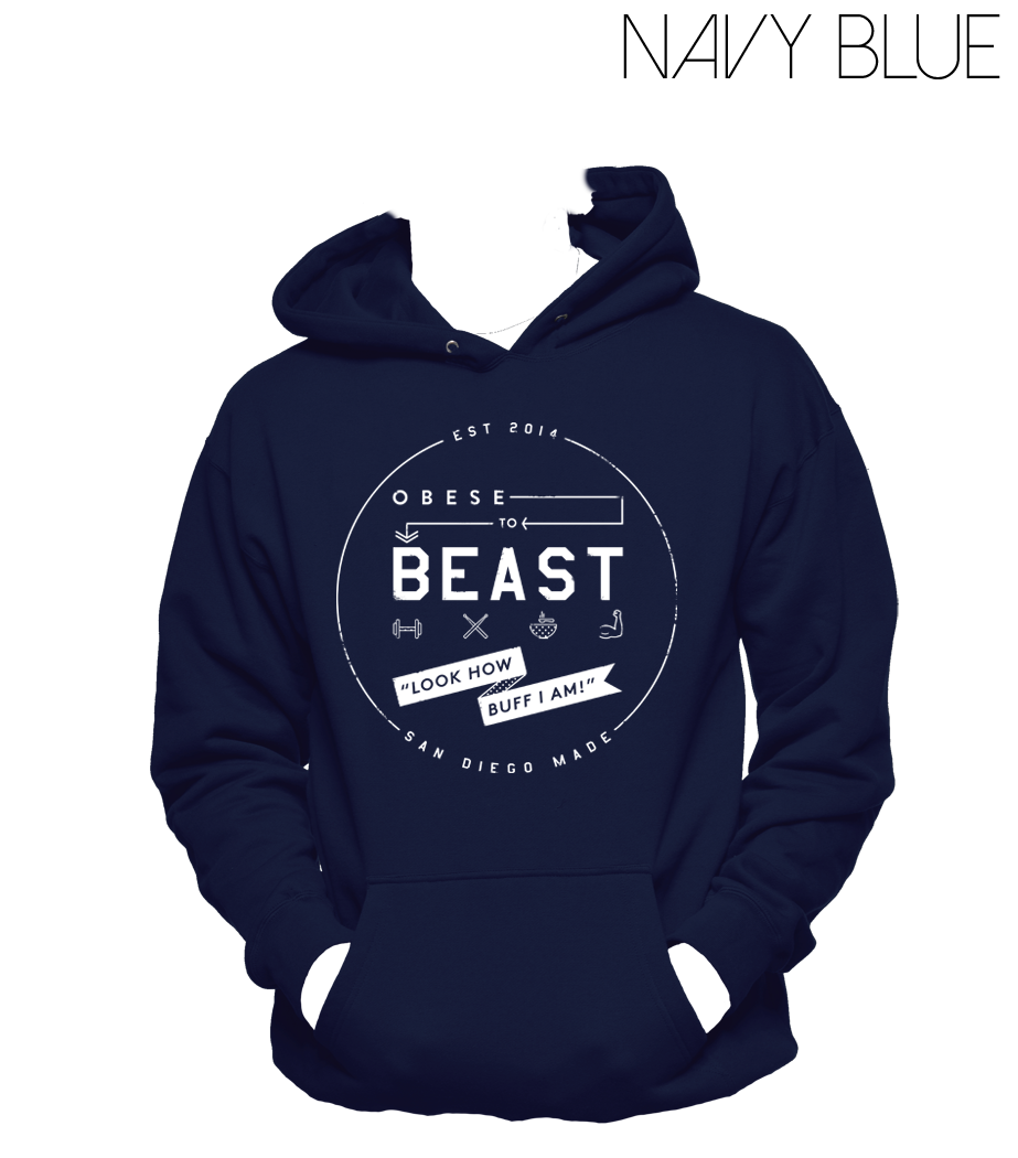 White Circular Crest Hoody